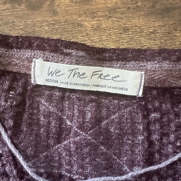 We the free purple shirt - Picture 3 of 4